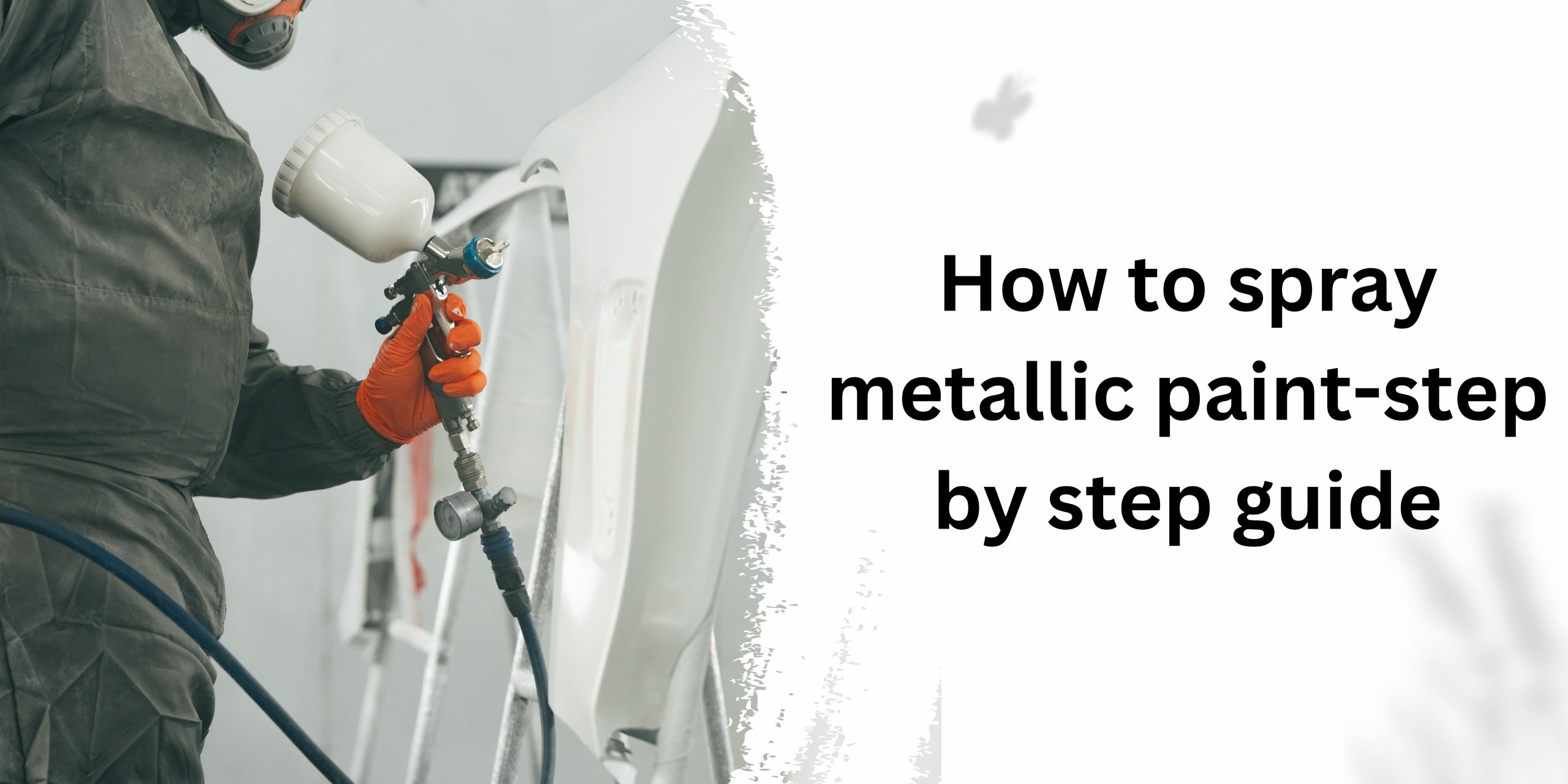 How to spray metallic paint