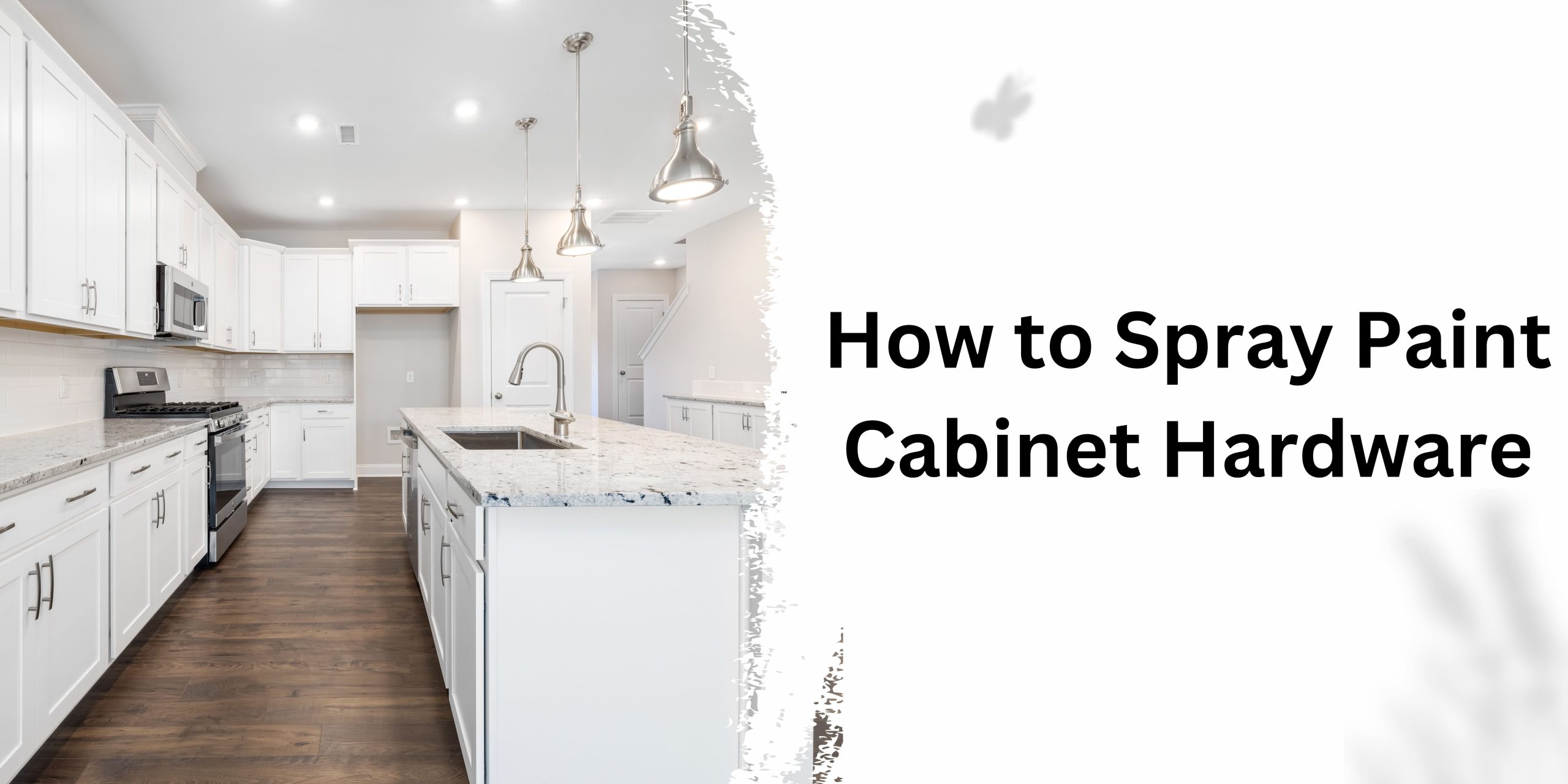 How to Spray Paint Cabinet Hardware